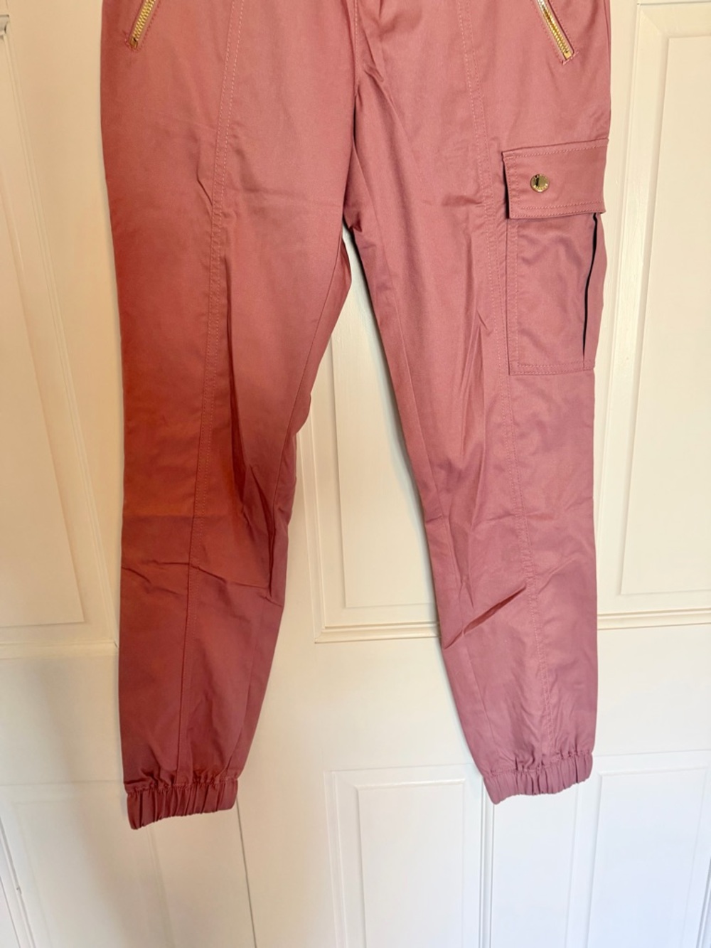 Jaanuu Scrub Pants XXS NWT Mauve Pink Stretch Medical Uniform Jogger Pants - Picture 4 of 6